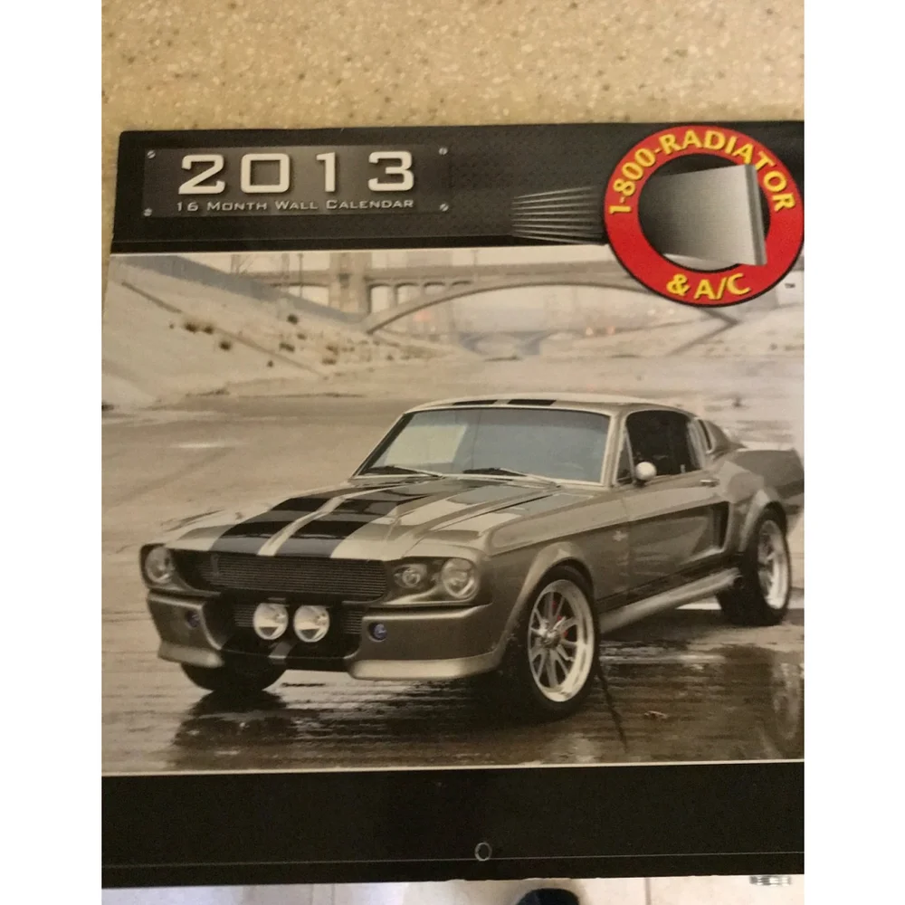 Cars 2013 Calendar